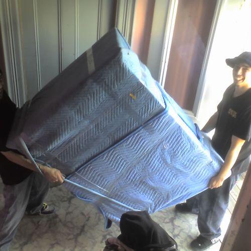 We pad wrap all your furniture!