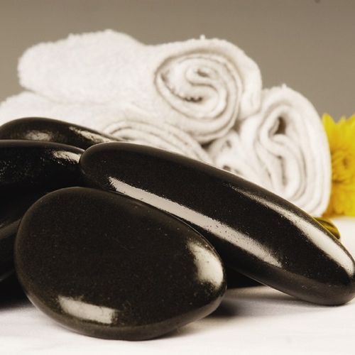 Hot Stone's and warm towels available for most mas