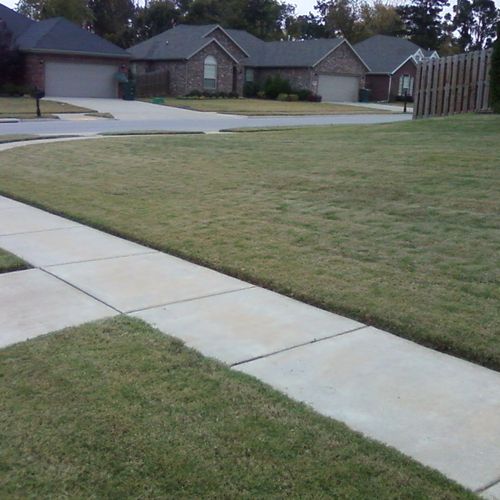 Professional lawn care at an affordable price.