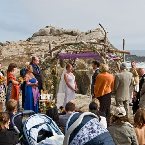 Jenner Beach wedding 2009 Catered by Chef Adair Ca