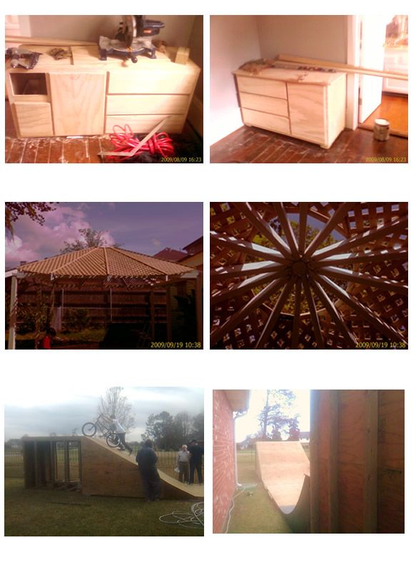 Custom Cabinets, Gazebo & BMX Launch Ramp