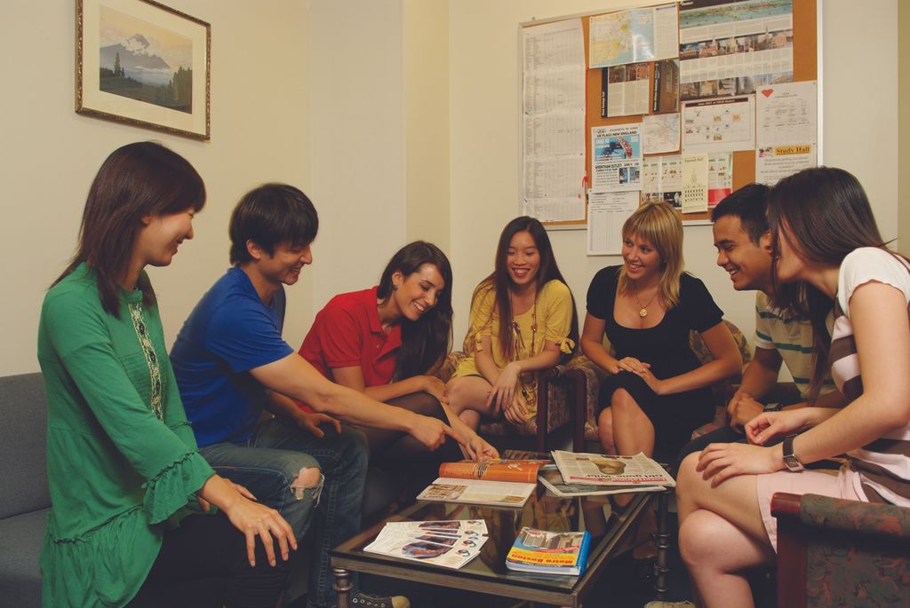 GEOS Boston student lounge