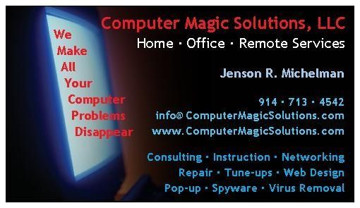 Computer Magic Solutions, LLC - Business Card