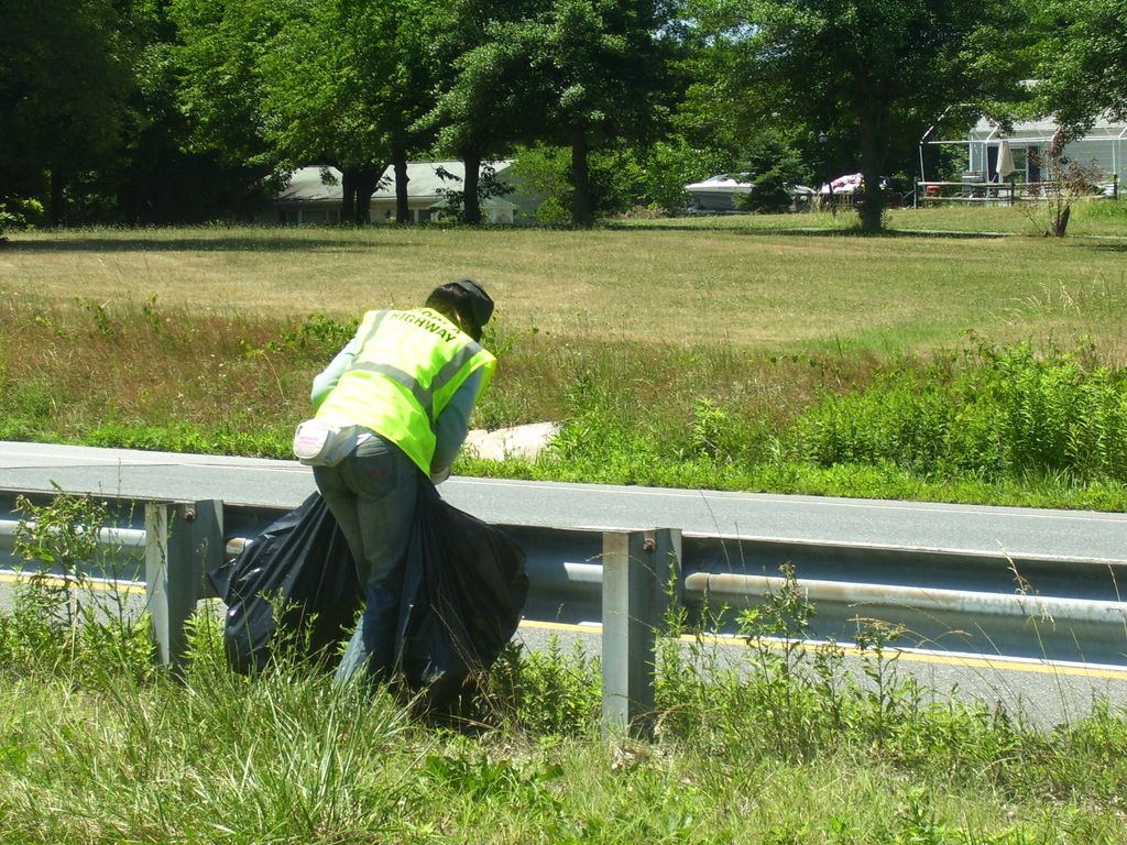 Adopt A Highway cleanup