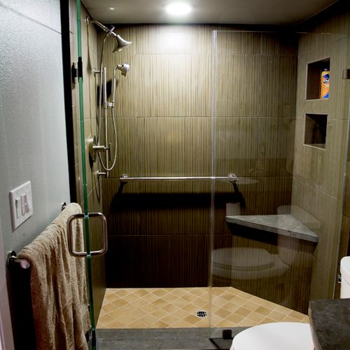Master Bathroom; Private Residence; Los Angeles, C