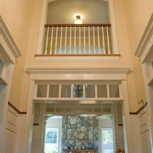 Sunny but Soft, this buttery and creamy foyer welc