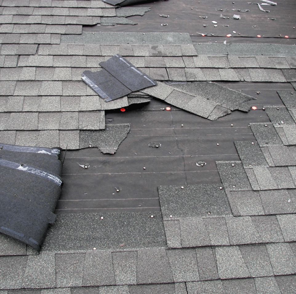 If you have hail damage, wind damage, water damage