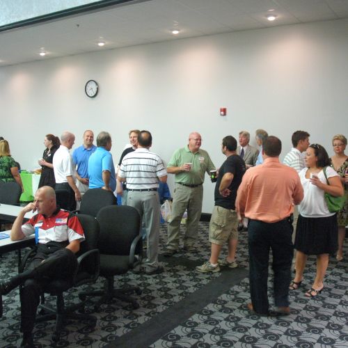 Lake Norman Chamber of Commerce members gather at 