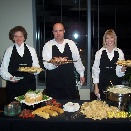 At your service! Appetizers served Butler- Style