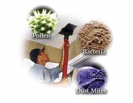 Duct Cleaning kills mold, bacteria and Dust Mites.