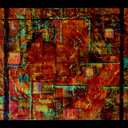 'Fragmented Color'
Mixed media on stretched canvas