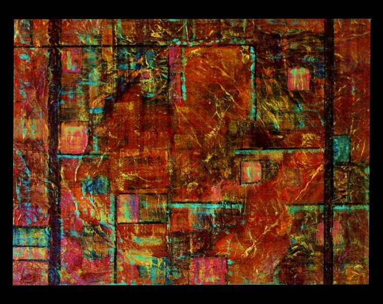 'Fragmented Color'
Mixed media on stretched canvas