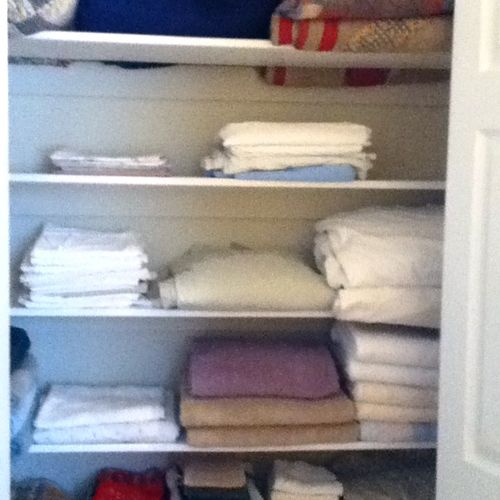 linen closet after