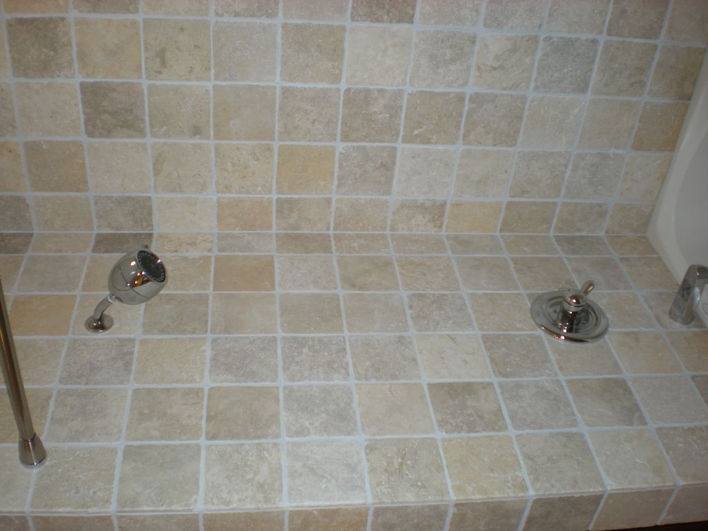 Stone shower wall surround: we do all of our own t