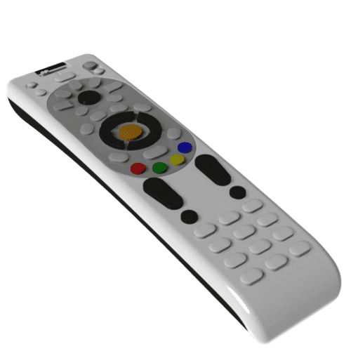DirecTV remote 3D Scanned, Re-designed and Rendere