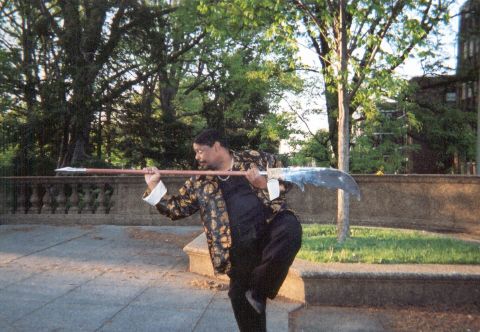 Master Joe Colvin executing a Kwan Do technique