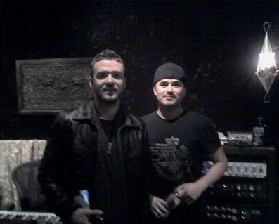 Jontez and Justin working in the studio in LA.