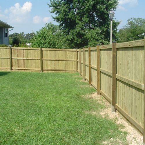 6 Ft. Pine Fence