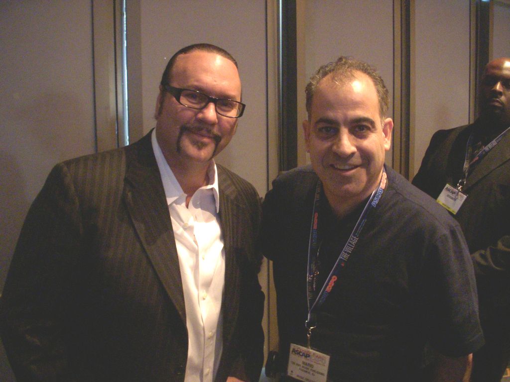 Hanging with legendary songwriter Desmond Child.