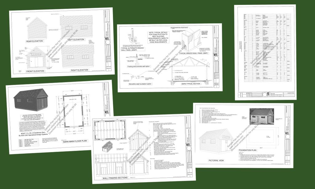 Custom Garage and Barn Plans