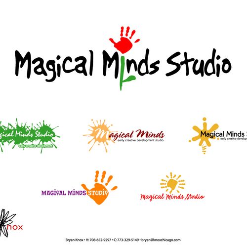 Magical Minds Early Learning Center, Logo design.