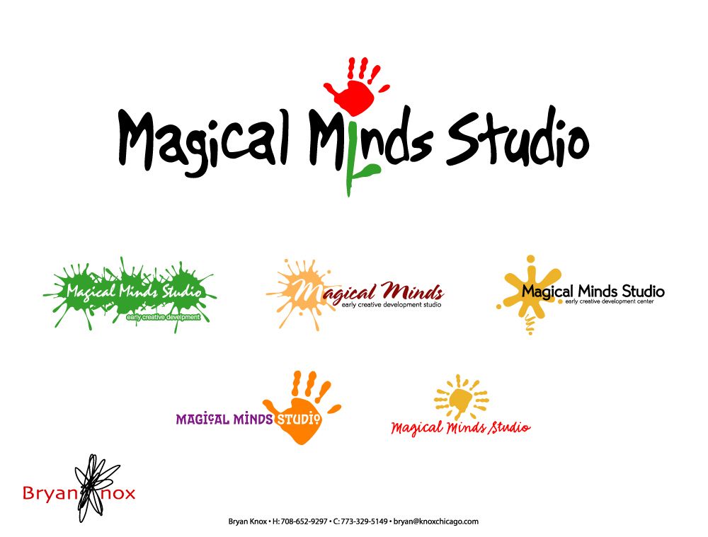 Magical Minds Early Learning Center, Logo design.