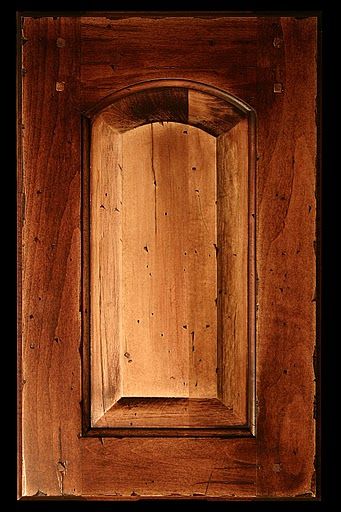 Two tone stain, distressed.