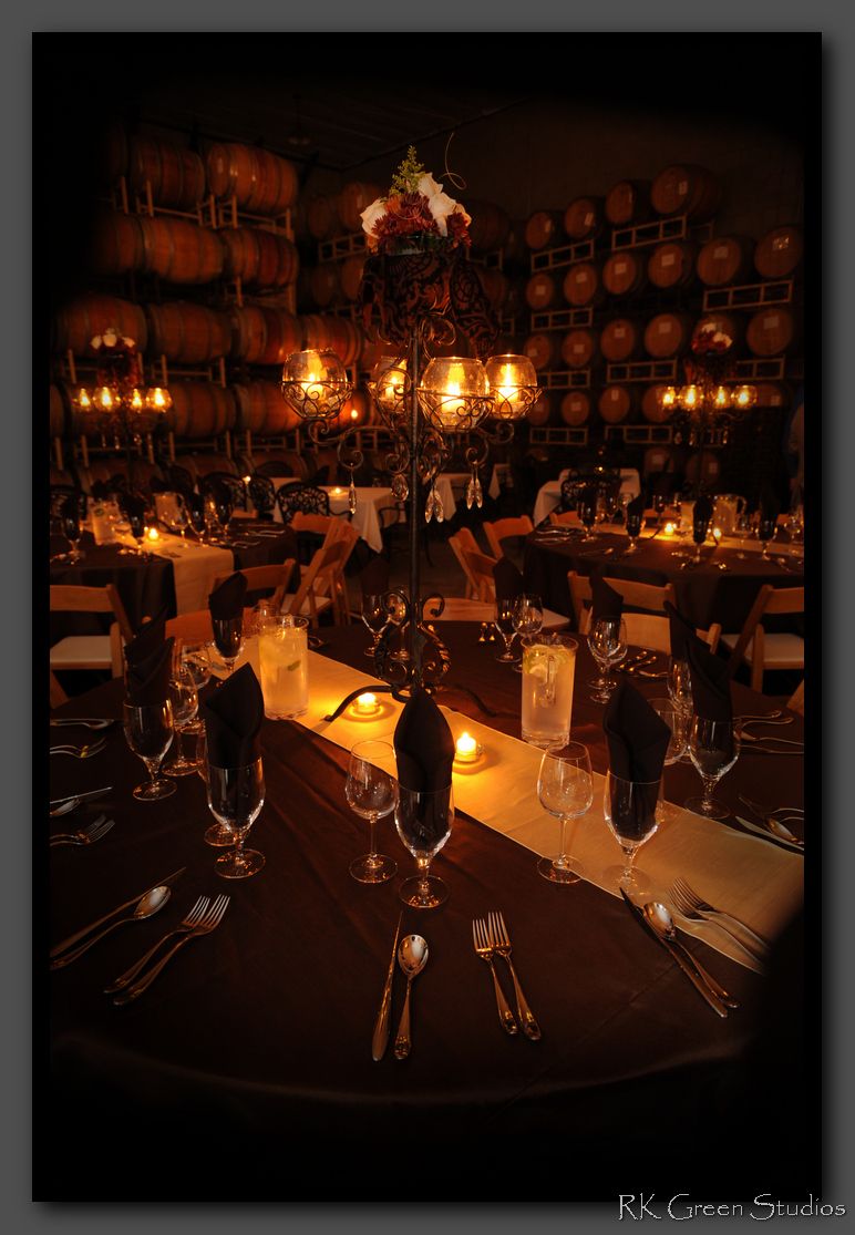 Private Dinner - Barrel room.