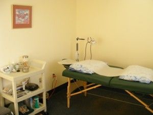 A picture of my treatment room.