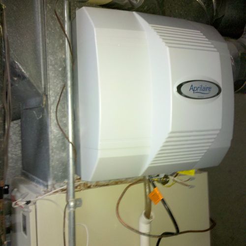 Humidifier we installed