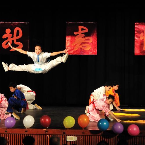 Win-Win Kung Fu students perform at local communit