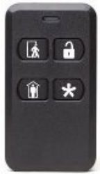 Keyfob 4-button key chain remote for convenience a