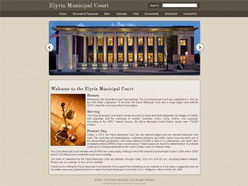 Elyria Municipal Courthouse Website (Coding / Cont