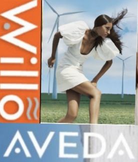 100% wind powered salon spa
