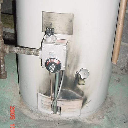 Dangerous water heater releasing carbon monoxide i