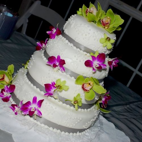 Tropical Wedding Cake, Moist, Homemade Carrot Cake