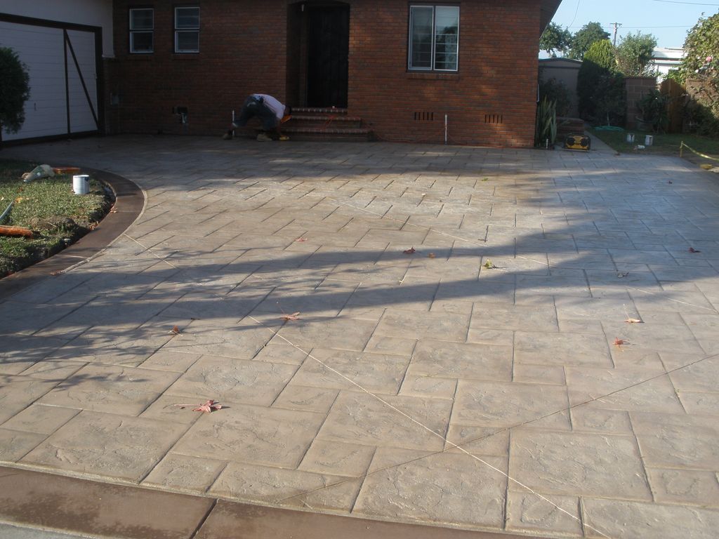 stamped concrete