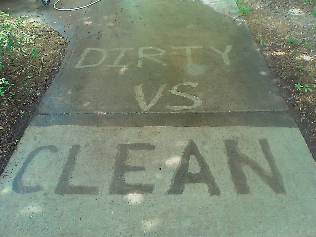 Concrete Pressure Washing