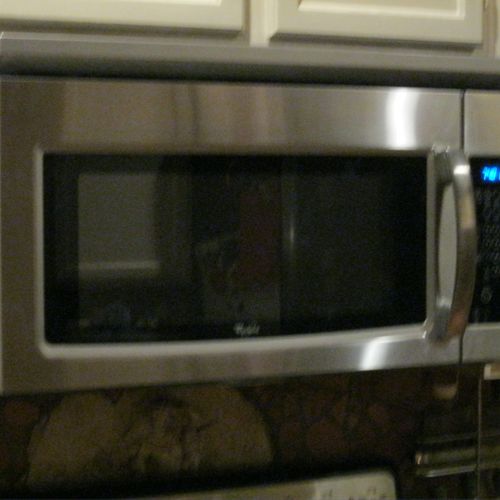 Sparkling microwaves inside and out.