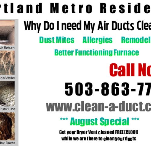 Portland Cleaning Vent for Dryer