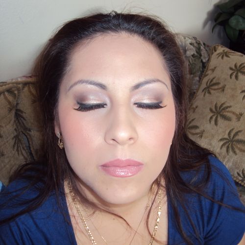 one of my first client for make up services
