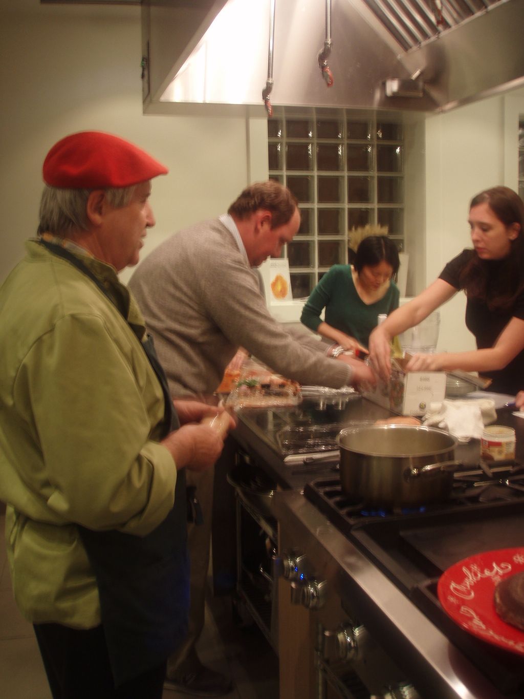 Pierre Teaching French Bistro Class at BCAE