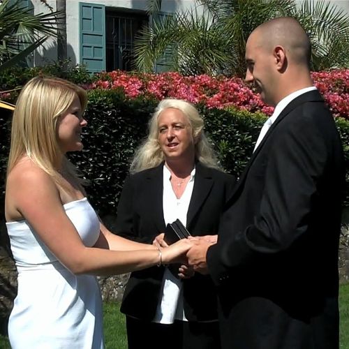 Santa Barbara Courthouse Grounds Wedding