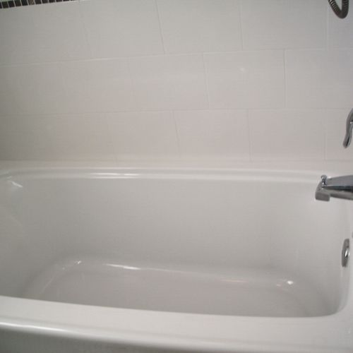 new tub install