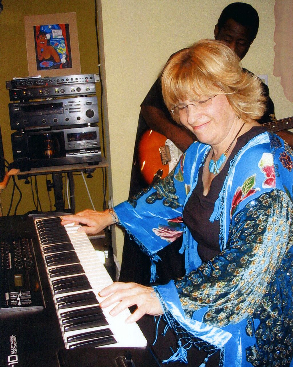 Susan Ivory Blue Piano