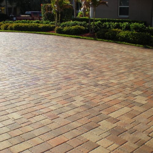 Paver driveway in Gulfport, Florida.  You only get