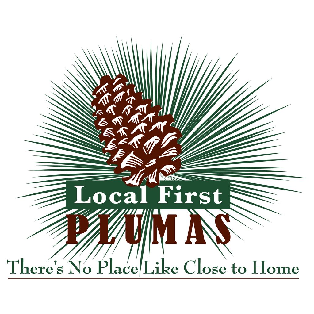 Logo for Plumas County Local First Campaign