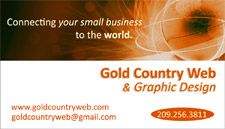 Custom business card to match website 
www.goldcou