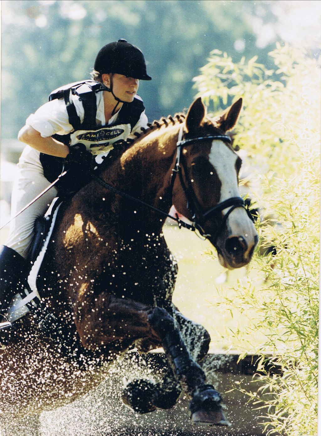 Rebekah on Ibritt at 3 day event in Belgium.