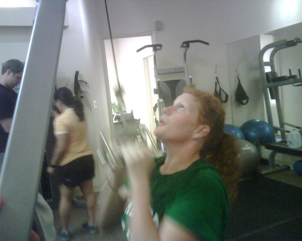 Annie working out at Trainer Scott's Personal Trai